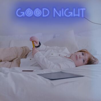 Goodnight Neon Sign For Childrens Room