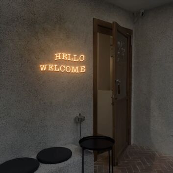 Hello Welcome Neon Sign