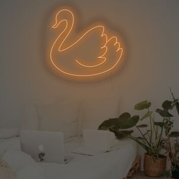 The Beautiful Sleep Swan Neon Sign