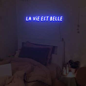 La Vie Est Belle Neon Sign Custom Neon Sign Lights Night Lamp Led Neon Sign Light For Home Party