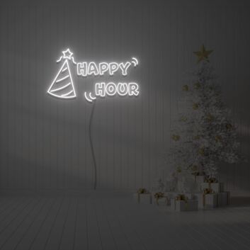Happy Hour Neon Sign Fashion Custom Neon Sign Lights Night Lamp Led Neon Sign Light For Home Party