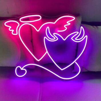 Angel and Devil Led Neon Sign
