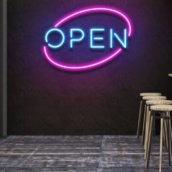 Open &#8211; Led Neon Sign