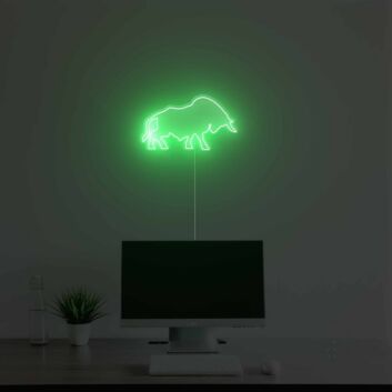 Bull Neon Sign