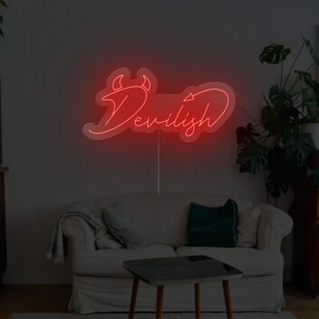 Devilish Neon Sign