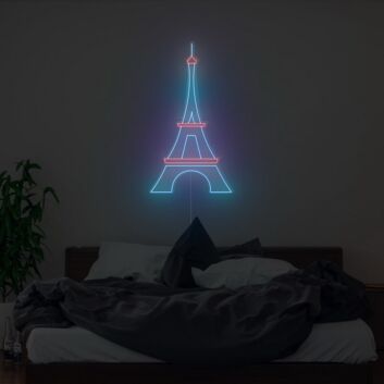 Eiffel Tower Neon Sign