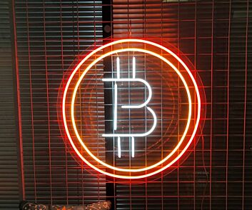 Bitcoin &#8211; Led Neon Sign