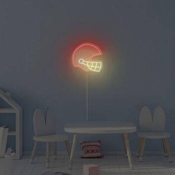 Helmet Neon Sign