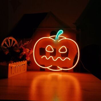 Pumpkin Halloween Led Light Sign