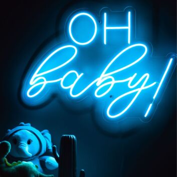 Oh Baby Neon Sign