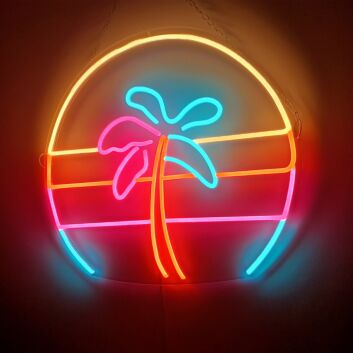 Retro Palm Tree &#8211; Led Neon Sign