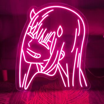Zero Two anime girl &#8211; Led neon sign