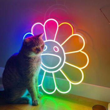 Flower of Takashi Murakami &#8211; Led Neon Sign