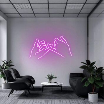 Pinky Promise&#39; Neon Sign