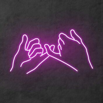 Pinky Promise&#39; Neon Sign