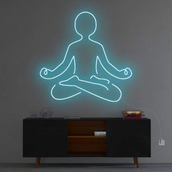 &#39;Meditation&#39; Neon Sign
