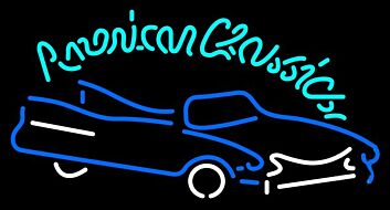 Neon Car Signs Classics American Led Neon Sign