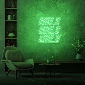 Girls Girls Girls Led Neon Sign For Decoration