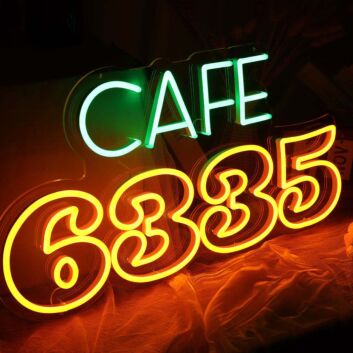 Cafe 6335 Neon Sign