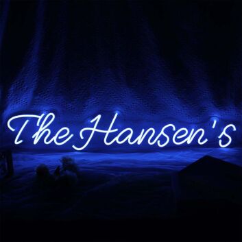 The Hansen's Neon Sign