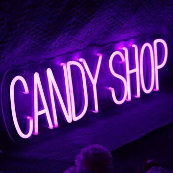Candy Shop Neon Sign