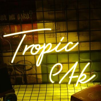 Tropic 24h Neon Sign