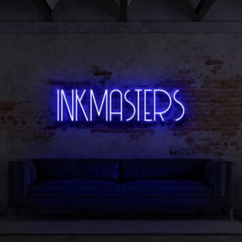 Inkmasters For Tattoo Studio Neon Sign