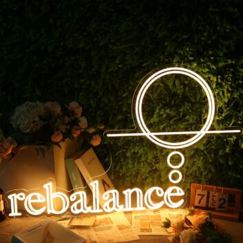 Rebalance LED Neon Sign