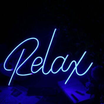 Relax Neon LED Sign