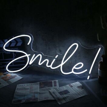 Smile Neon Sign