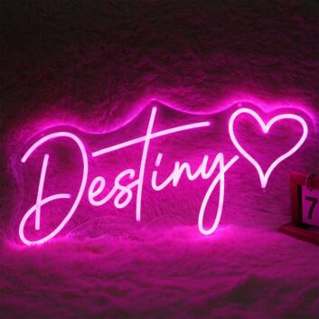 Destiny Pink Neon Sign
