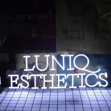 Lunio Esthetics Neon Sign