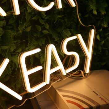 HERRICK SPEAK EASY Yellow Neon Sign