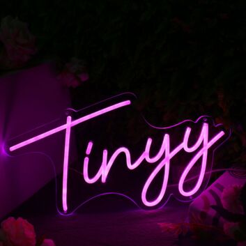 Tinyy Pink Neon Sign