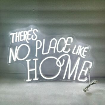 Theres No Place Like Home V2 LED Light Sign