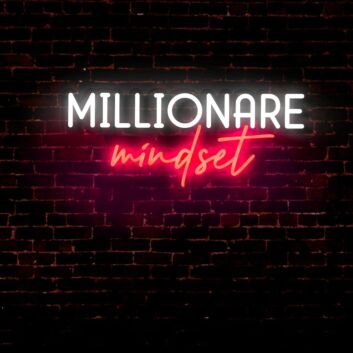 Millionaire Mindset LED Neon Sign