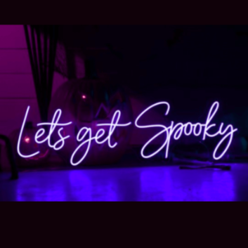Let&#39;s Get Spooky LED Neon Sign