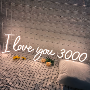 Eternal Love 3000 Times Neon Sign