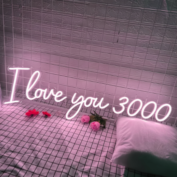 Eternal Love 3000 Times Neon Sign