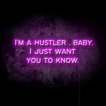Hustler, Baby LED Neon Sign