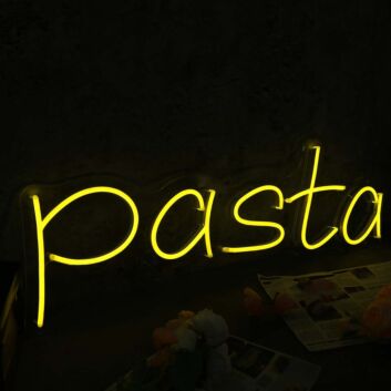 Pasta Yellow Neon Sign