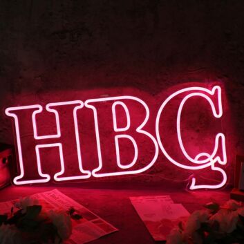 HBC Red Custom Neon Sign