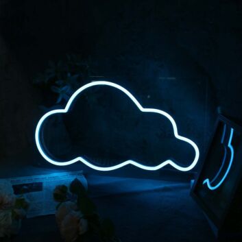Cloud Blue Custom Neon Sign
