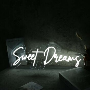 Sweet Dream White Custom Neon Sign