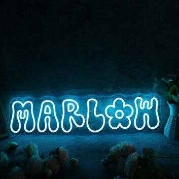 Marlow Blue Neon Sign