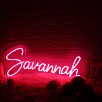 Savannah Red Neon Sign