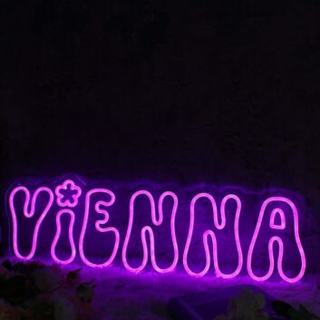 Vienna Purple Neon Sign