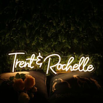 Trent And Rochelle Neon Sign