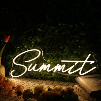 Summit Yellow Neon Sign