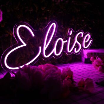 Eloise Purple Neon Sign